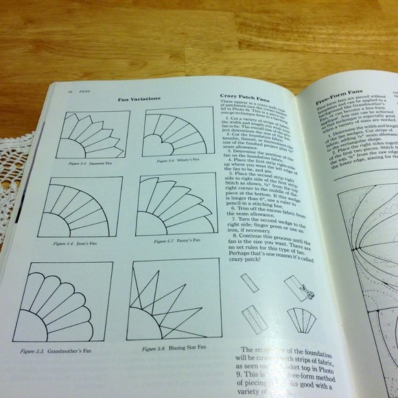 Quilting Instructions, Fans - quilt designs - Picture 6 of 9